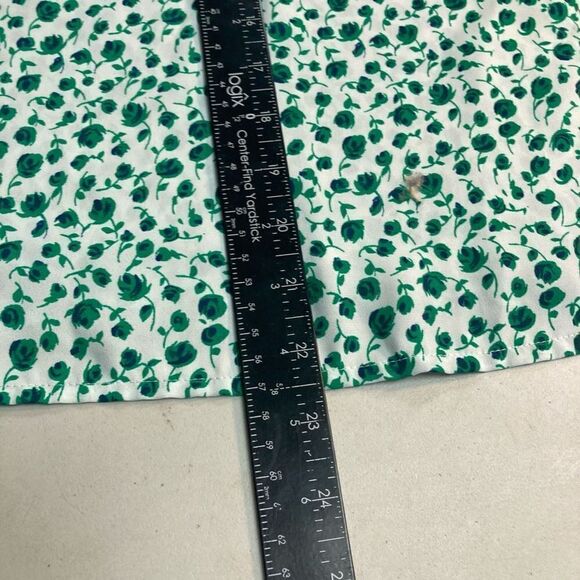 ANN TAYLOR Women’s Leafy Green and White Top Size Large - Picture 5 of 7